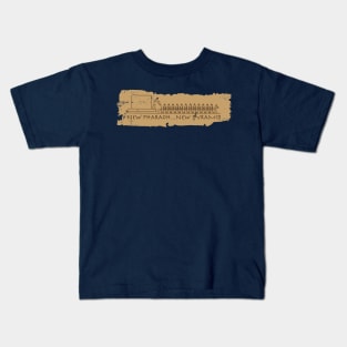 New Pharaoh...New Pyramid on Papyrus Kids T-Shirt